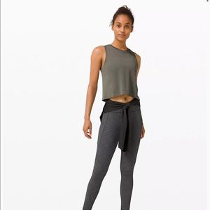 A brand new with tags lululemon “Swiftly Breathe Crop Tank”.